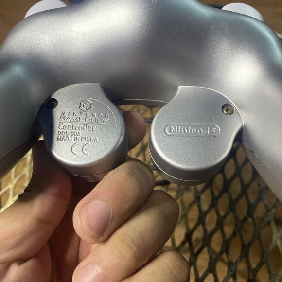 Nintendo Gamecube Platinum Silver Controller Official OEM Untested - Picture 12 of 15